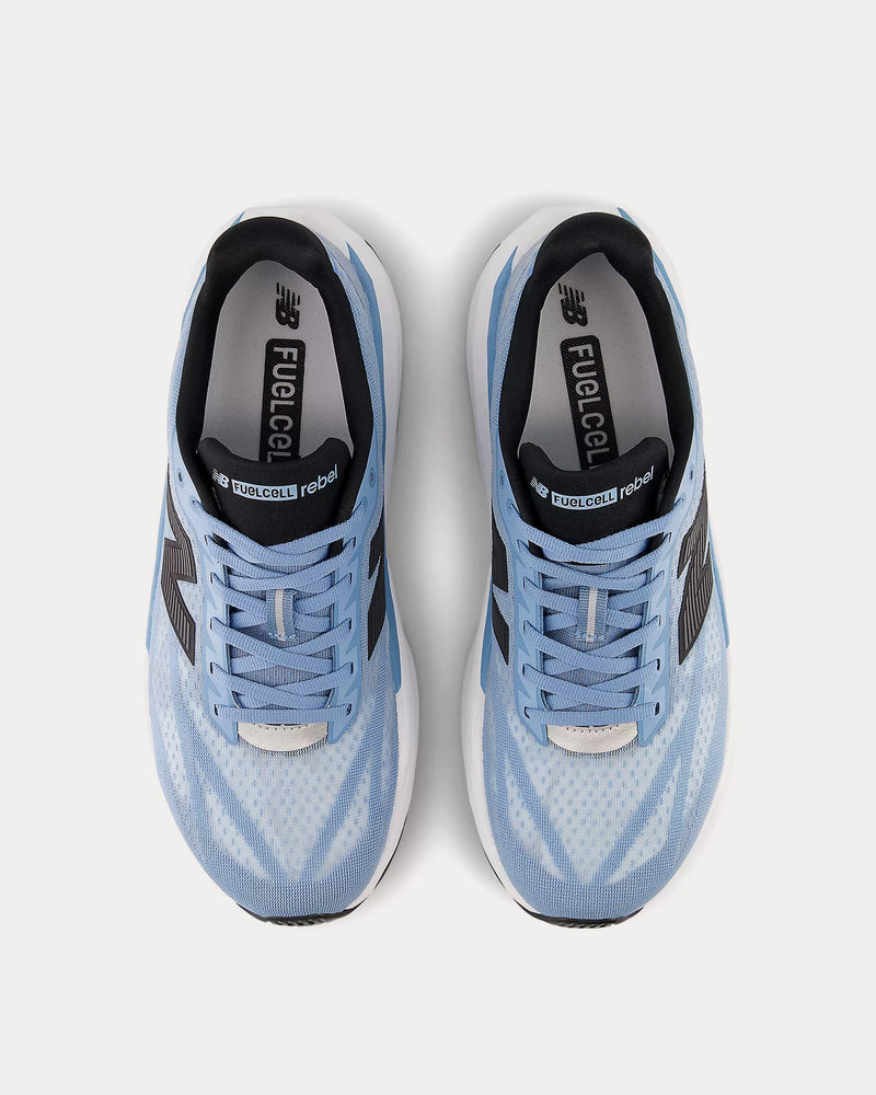 New Balance FuelCell Rebel v5 Still Water / Raincloud / White Running Shoes - 2