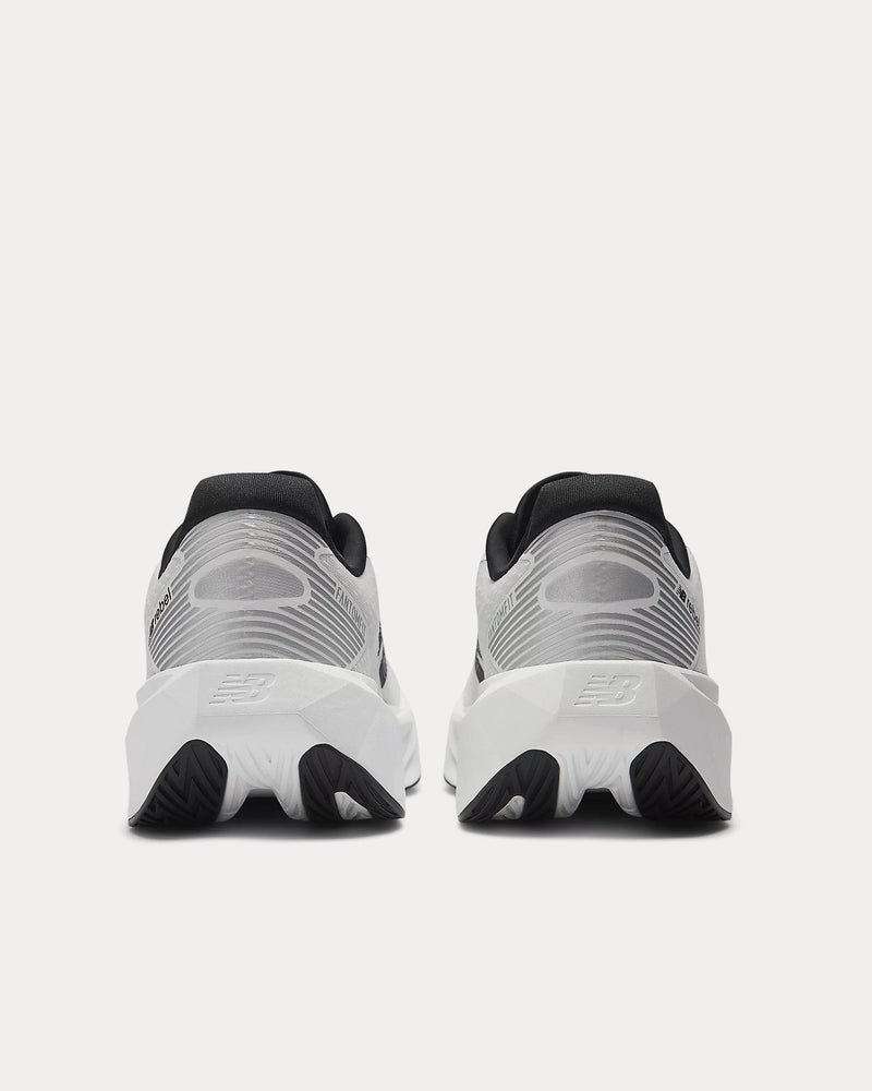New Balance FuelCell Rebel v5 White / Black / Silver Metallic Running Shoes - 4