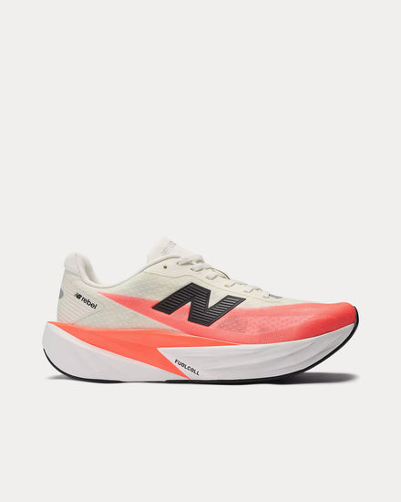New Balance FuelCell Rebel v5 Urgent Red / White / Sea Salt Running Shoes - 1
