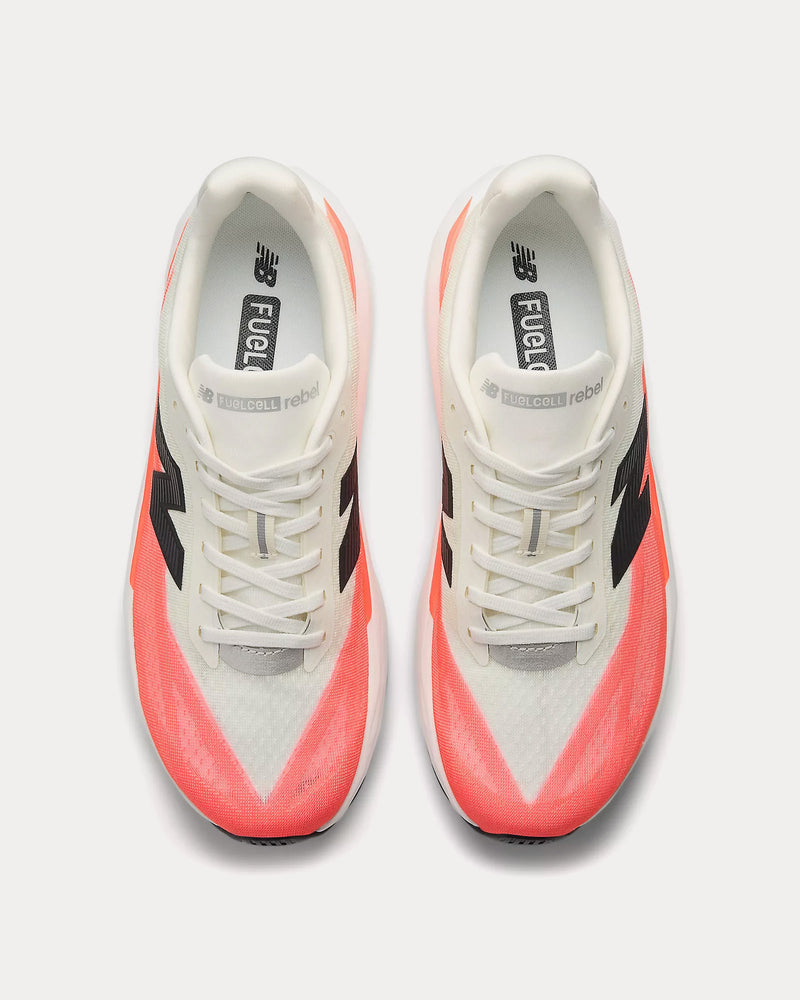 New Balance FuelCell Rebel v5 Urgent Red / White / Sea Salt Running Shoes - 2