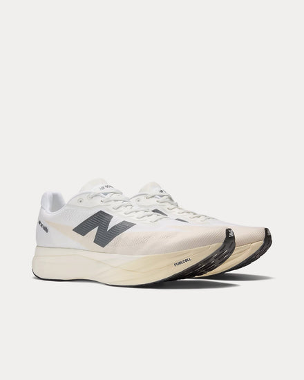 New Balance FuelCell SuperComp Elite v5 Linen / Sea Salt / Shipyard Running Shoes - 3