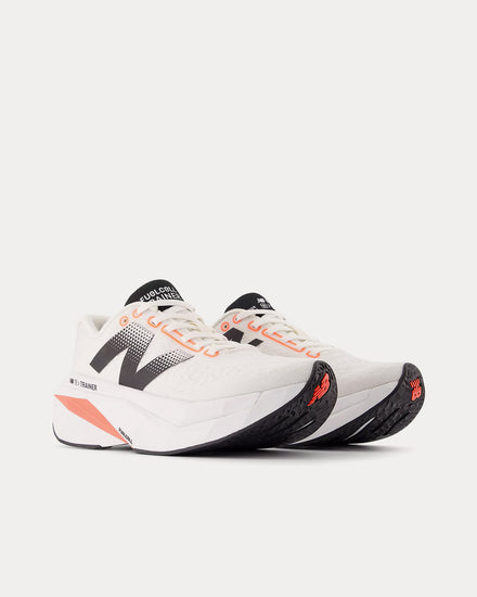 New Balance FuelCell SuperComp Trainer v3 Sea Salt / Urgent Red / Black Running Shoes - 3