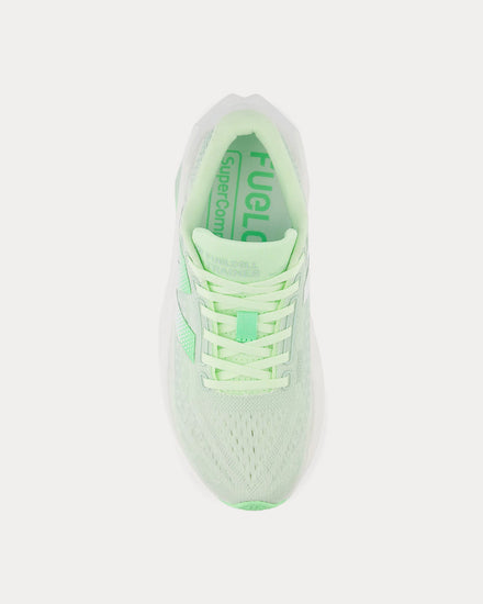 New Balance FuelCell SuperComp Trainer v3 Melon Water / Clay Ash / White Running Shoes - 2