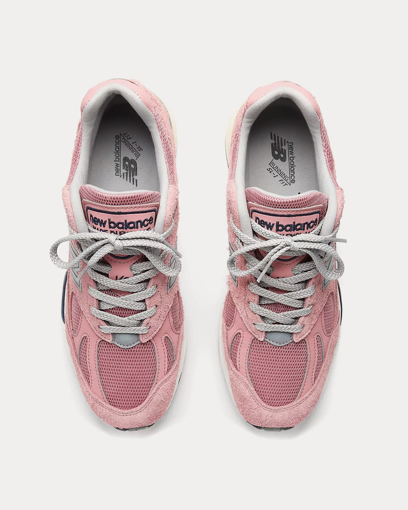 New Balance MADE in UK 991v2 Brandied Apricot / Naval Academy / Silver Low Top Sneakers - 2
