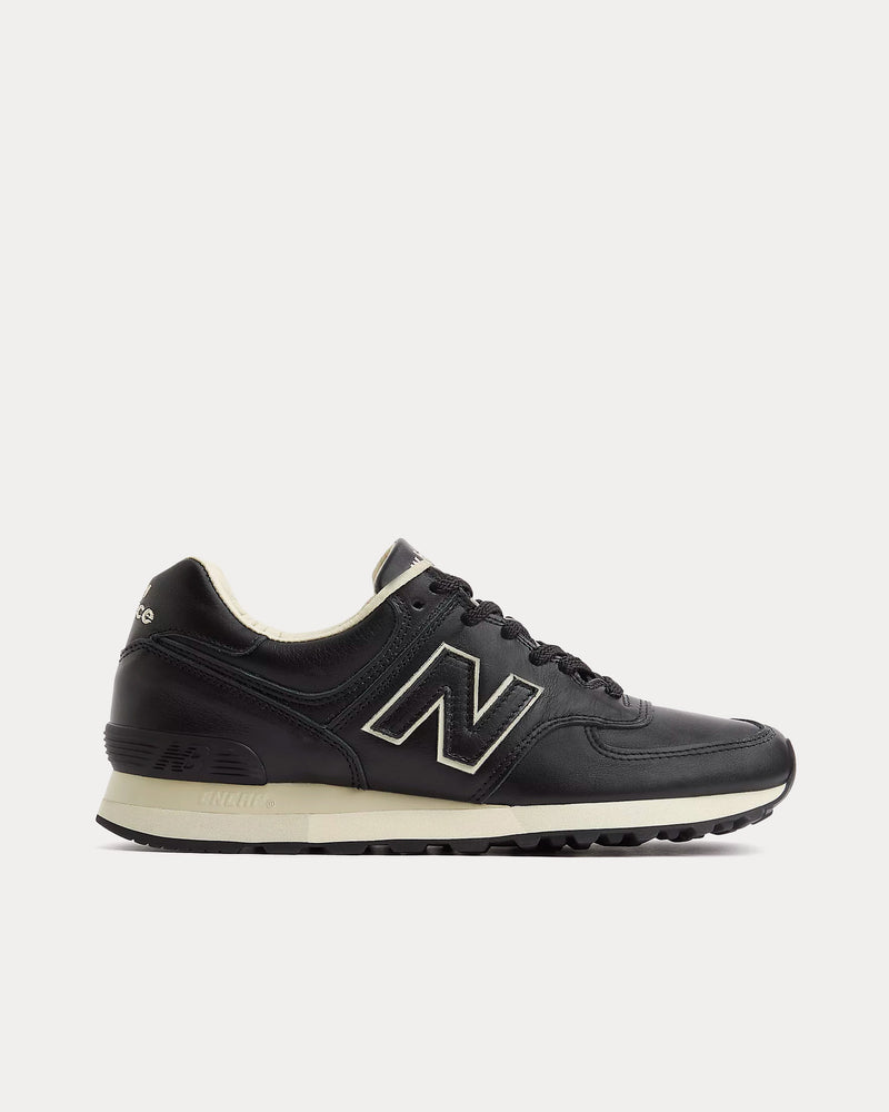 New Balance Unisex MADE in UK 576 Black / Cement Low Top Sneakers