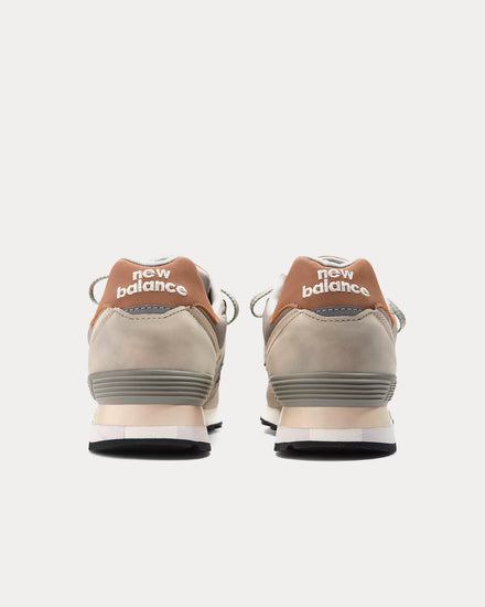 New Balance MADE in UK 576 Nostalgic Sepia Moonstruck / Elephant Skin Coco Mocca Low Top Sneakers - 3