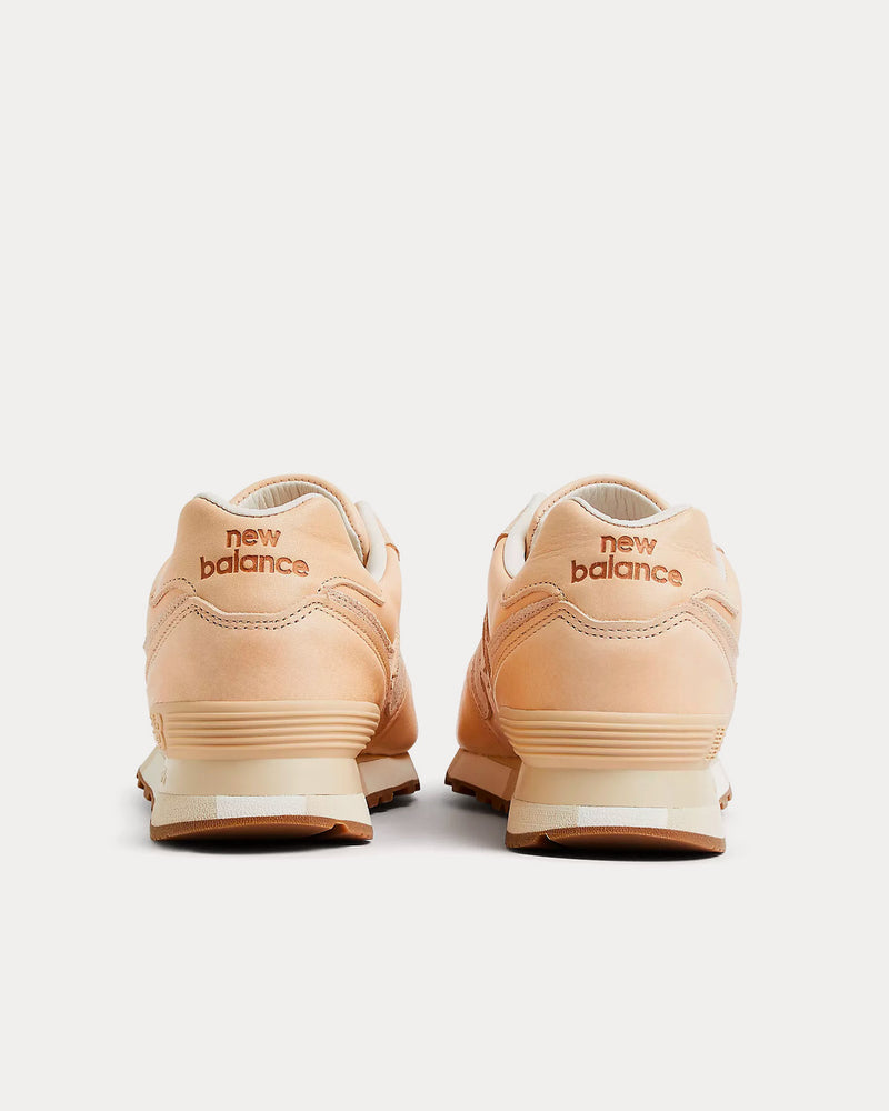 New Balance MADE in UK 576 Veg Tan Leather / Whisper White / Turtledove Low Top Sneakers - 4