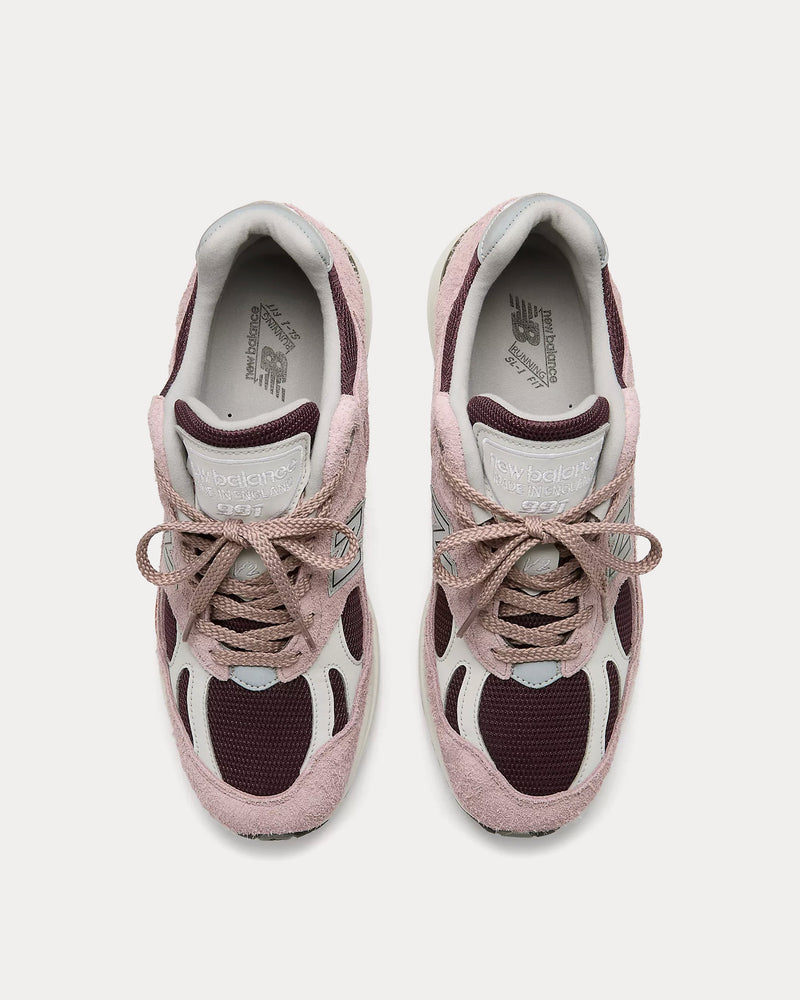 New Balance Made in UK 991v2 'Grape Sorbet' Deauville Mauve / Fig / Oyster Mushroom Low Top Sneakers - 2