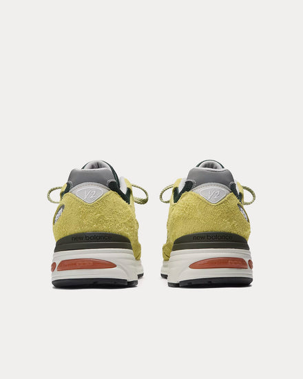 New Balance Made in UK 991v2 'Grape Sorbet' Beechnut / Trekking Green / Oyster Mushroom Low Top Sneakers - 4
