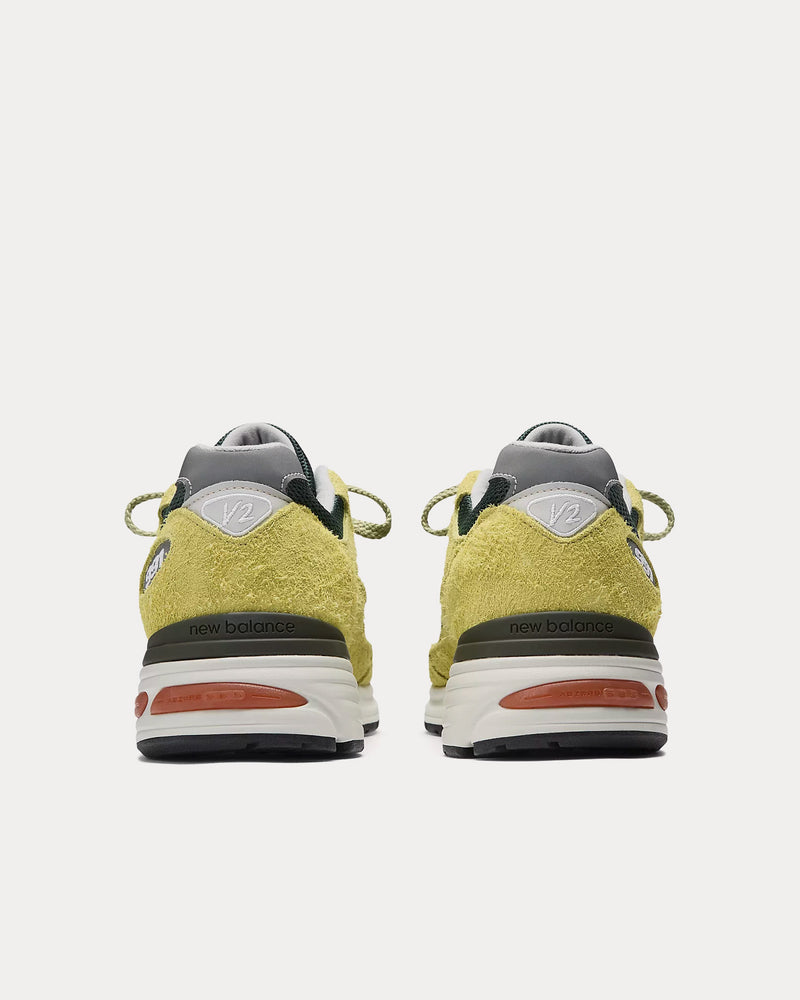 New Balance Made in UK 991v2 'Grape Sorbet' Beechnut / Trekking Green / Oyster Mushroom Low Top Sneakers - 4
