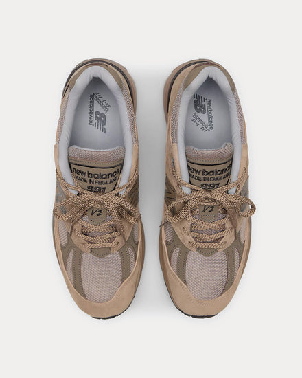 New Balance MADE in UK 991v2 Walnut / Shitake Low Top Sneakers - 2