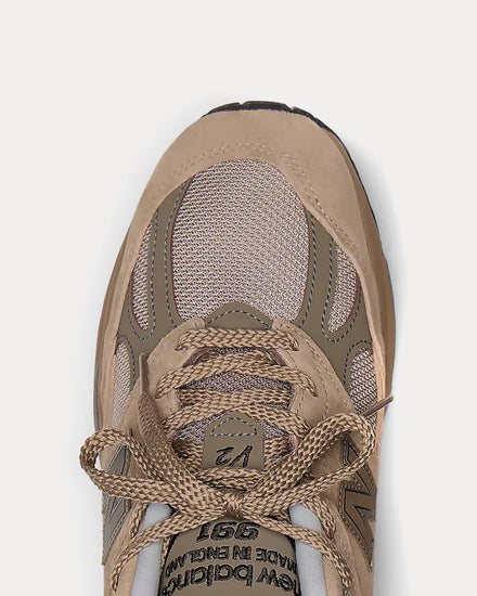 New Balance MADE in UK 991v2 Walnut / Shitake Low Top Sneakers - 6