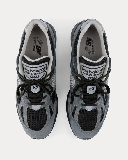 New Balance MADE in UK 991v2 'Elevated Neutrals' Turbulence / India Ink Low Top Sneakers - 2