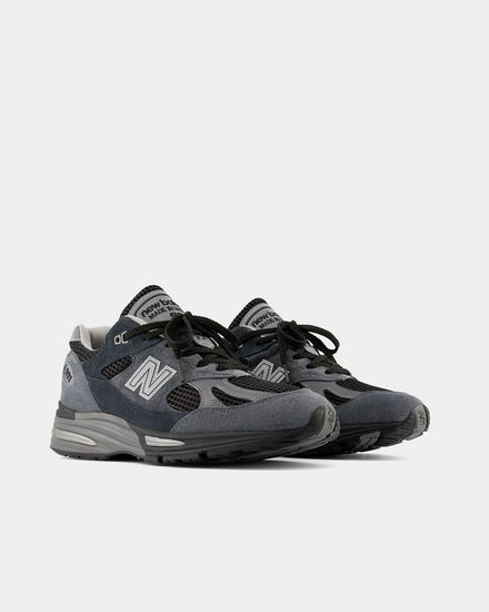 New Balance MADE in UK 991v2 'Elevated Neutrals' Turbulence / India Ink Low Top Sneakers - 3