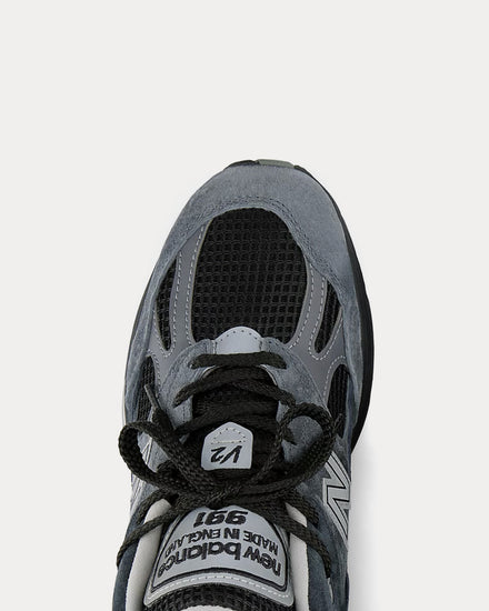 New Balance MADE in UK 991v2 'Elevated Neutrals' Turbulence / India Ink Low Top Sneakers - 6