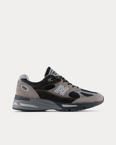 New Balance MADE in UK 991v2 'Elevated Neutrals' Iron / Mulch Low Top Sneakers