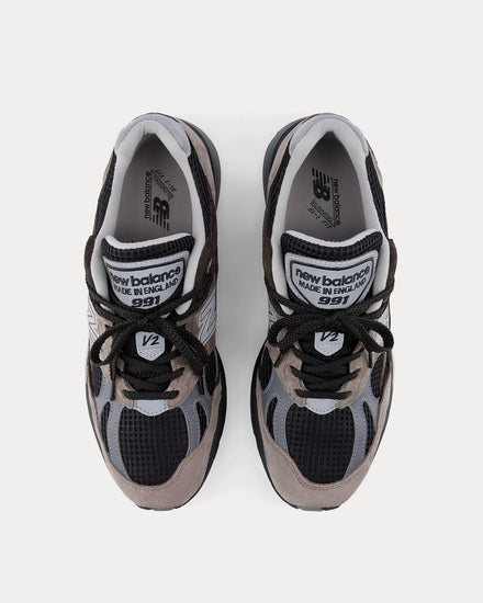 New Balance MADE in UK 991v2 'Elevated Neutrals' Iron / Mulch Low Top Sneakers - 2