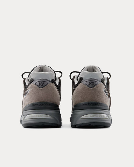 New Balance MADE in UK 991v2 'Elevated Neutrals' Iron / Mulch Low Top Sneakers - 4