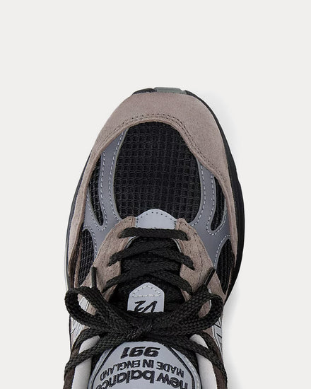 New Balance MADE in UK 991v2 'Elevated Neutrals' Iron / Mulch Low Top Sneakers - 6
