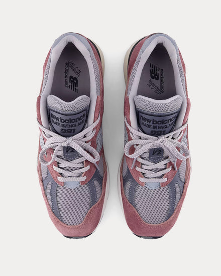 New Balance MADE in UK 991v2 Rose Taupe / Alloy Low Top Sneakers - 2