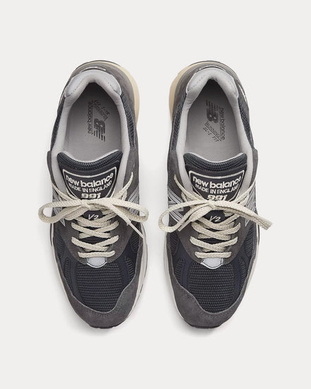 New Balance MADE in UK 991v2 Dark Gull Gray / Midnight Navy / Navy Blazer Low Top Sneakers - 2