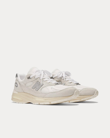 New Balance MADE in UK 991v2 Wind Chime / White / Frozen Dew Low Top Sneakers - 3