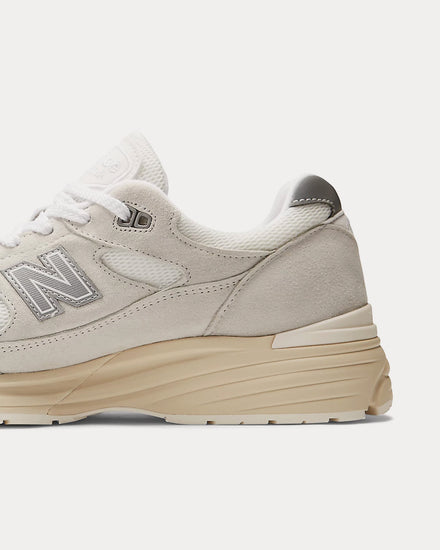New Balance MADE in UK 991v2 Wind Chime / White / Frozen Dew Low Top Sneakers - 5