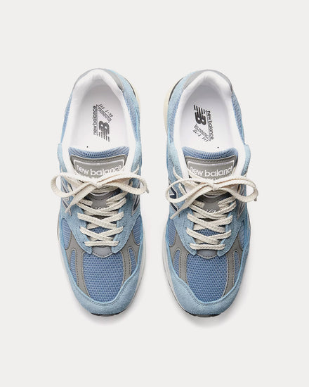 New Balance Made in UK 991v2 'Grounded Pastels' Celestial Blue / Faded Denim / Moon Mist Low Top Sneakers - 2