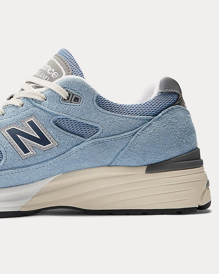 New Balance Made in UK 991v2 'Grounded Pastels' Celestial Blue / Faded Denim / Moon Mist Low Top Sneakers - 5