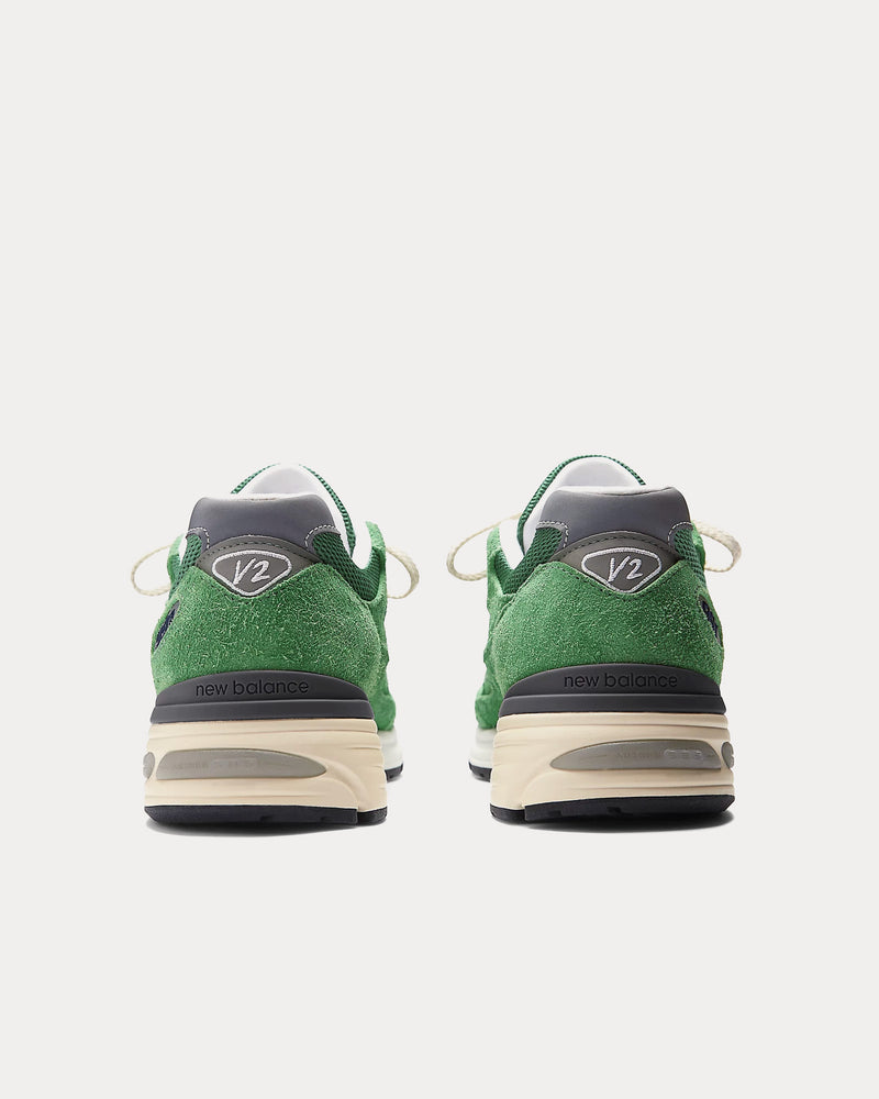 New Balance Made in UK 991v2 'Grounded Pastels' Mineral Green / Comfrey / Moon Mist Low Top Sneakers - 4