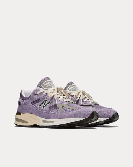 New Balance Made in UK 991v2 'Grounded Pastels' Dusk / Purple Sage / Moon Mist Low Top Sneakers - 3