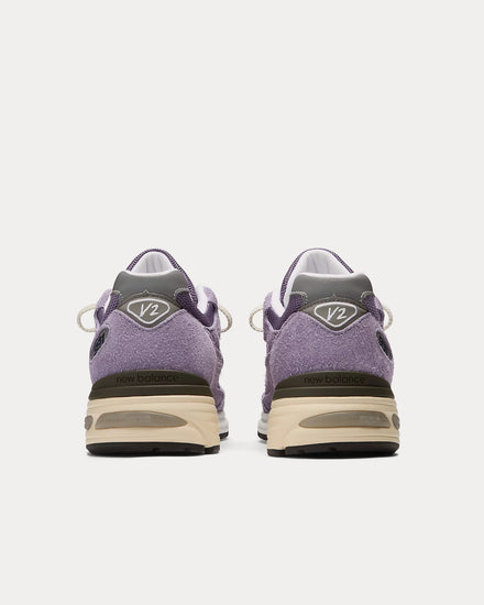 New Balance Made in UK 991v2 'Grounded Pastels' Dusk / Purple Sage / Moon Mist Low Top Sneakers - 4