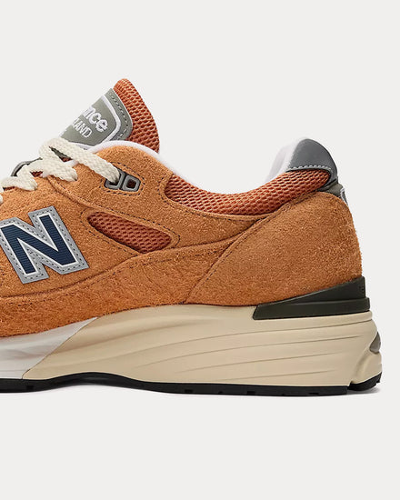 New Balance Made in UK 991v2 'Grounded Pastels' Gold Earth / Golden Ochre / Moon Mist Low Top Sneakers - 5