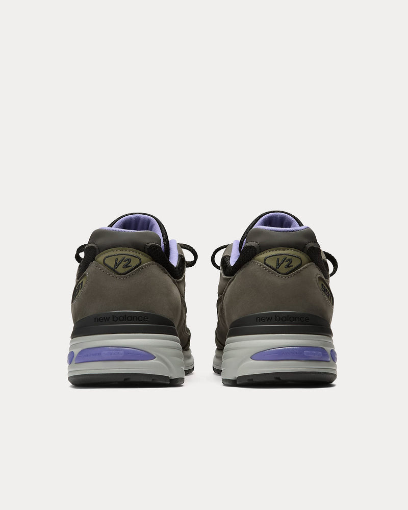 New Balance Made in UK 991v2 'Iconic Influences' Magnet / Black / Corsican Blue Low Top Sneakers - 4