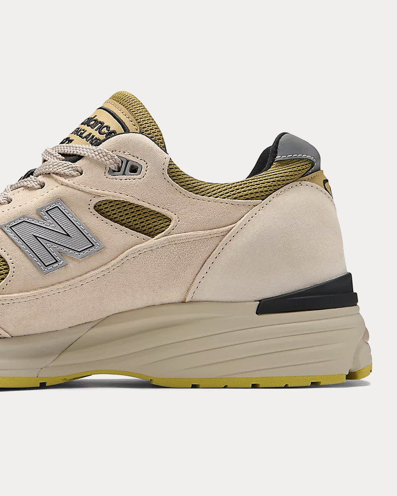 New Balance MADE in UK 991v2 'Neo Synthesis' Silver Birch / Amber Green / Silver Fern Low Top Sneakers - 5