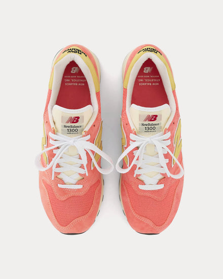 New Balance Made in USA 1300 Drift Red / Hay / Afterglow Low Top Sneakers - 2