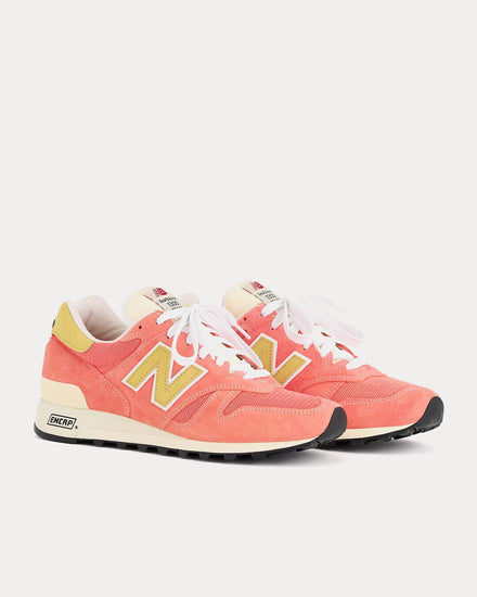 New Balance Made in USA 1300 Drift Red / Hay / Afterglow Low Top Sneakers - 3