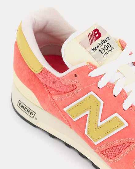 New Balance Made in USA 1300 Drift Red / Hay / Afterglow Low Top Sneakers - 6