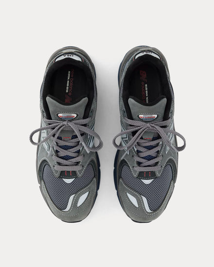 New Balance Made in USA 2040v5 Castlerock / Mood Indigo / Blacktop Low Top Sneakers - 2