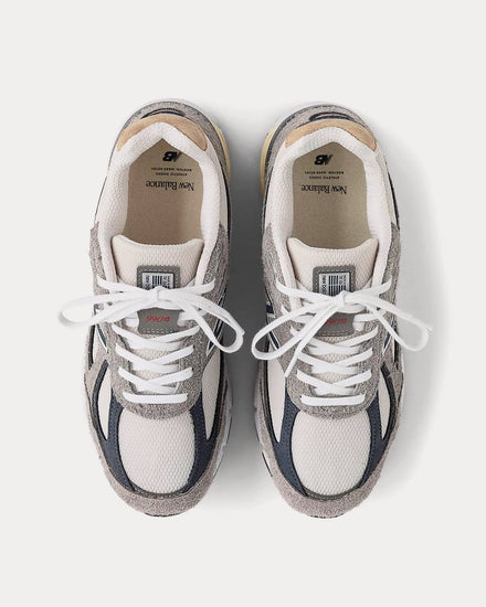 New Balance Made in USA 990v4 'Grey Day' Marblehead / Vintage Indigo Low Top Sneakers - 2