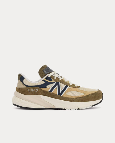 New Balance Made in USA 990v6 Dark Camo / Incense / Natural Indigo Low Top Sneakers - 1
