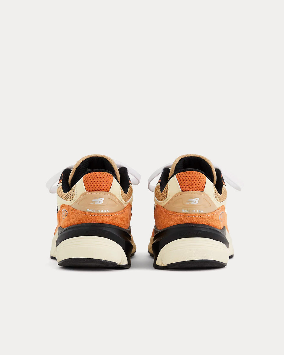 New Balance Made in USA 990v6 Sepia / Orange Low Top Sneakers - Sneak ...