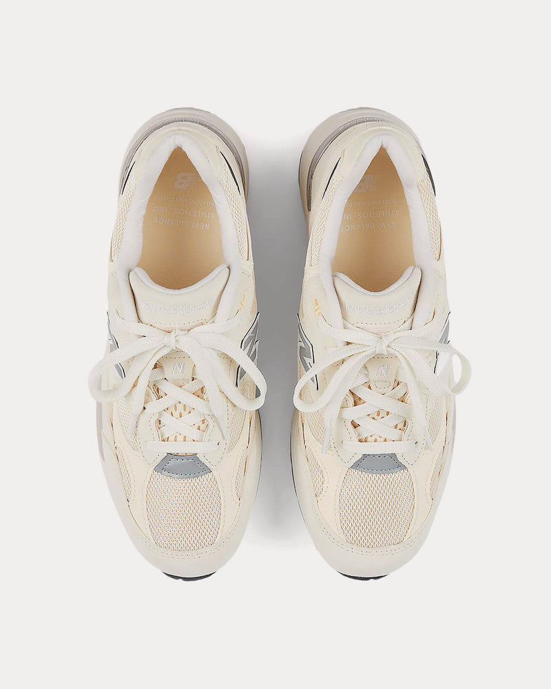 New Balance Made in USA 992 Calcium / Raw Cashew Low Top Sneakers - 2