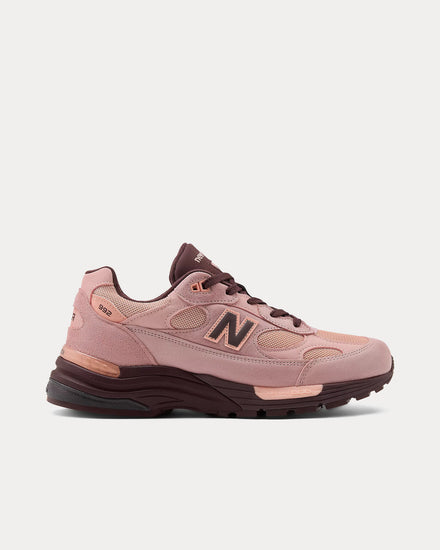 New Balance Made in USA 992 Pink Chalk / Pink Lemonade / Cherry Red Low Top Sneakers - 1