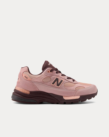 New Balance Made in USA 992 Pink Chalk / Pink Lemonade / Cherry Red Low Top Sneakers