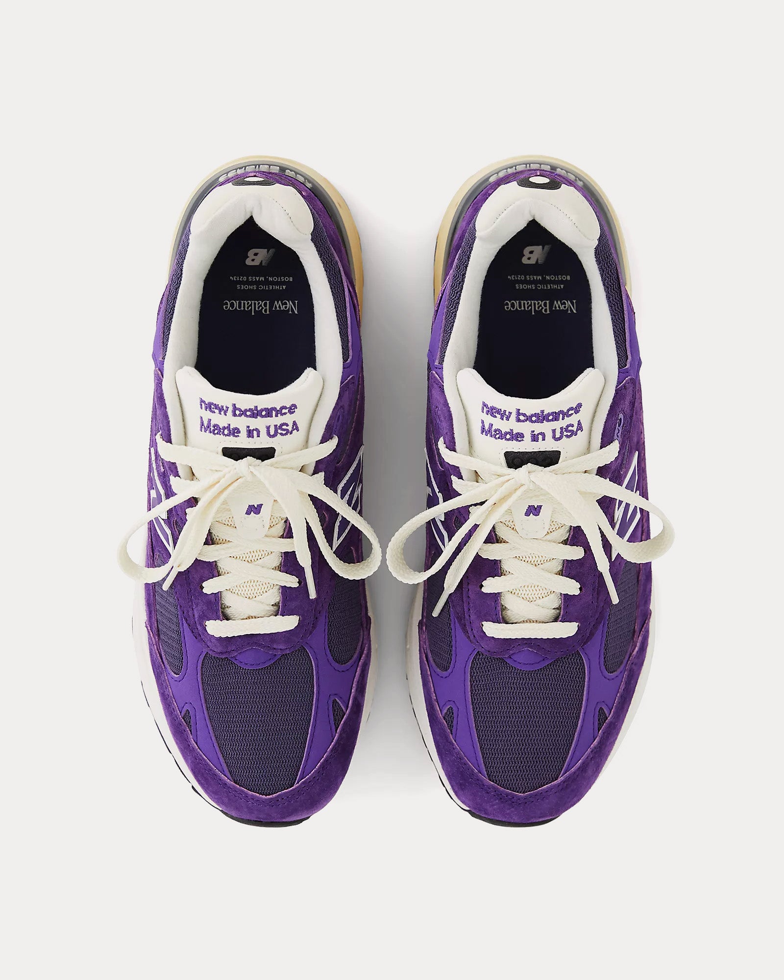 New Balance - Made in USA 993 Purple / Dark Mercury Low Top Sneakers