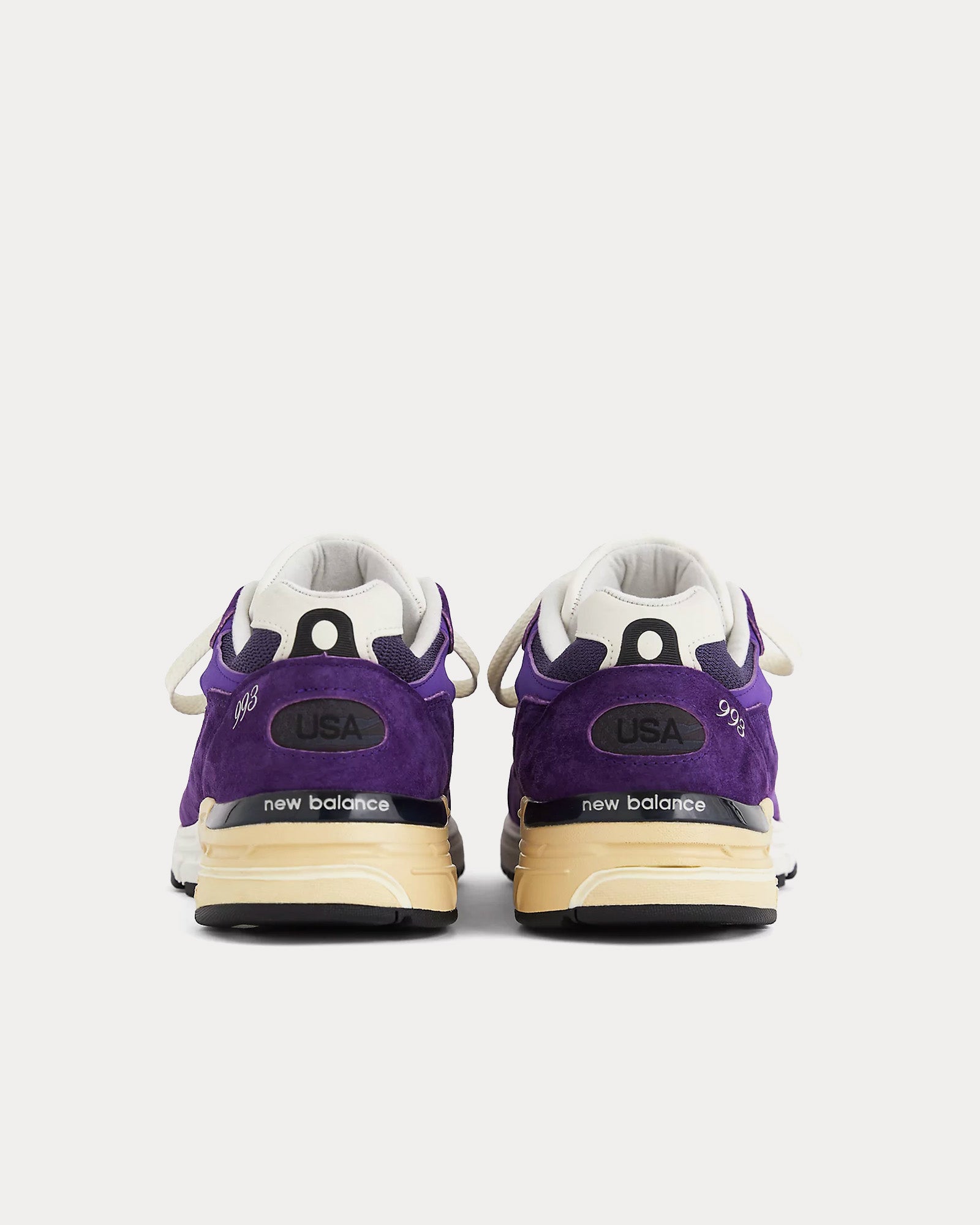 New Balance - Made in USA 993 Purple / Dark Mercury Low Top Sneakers