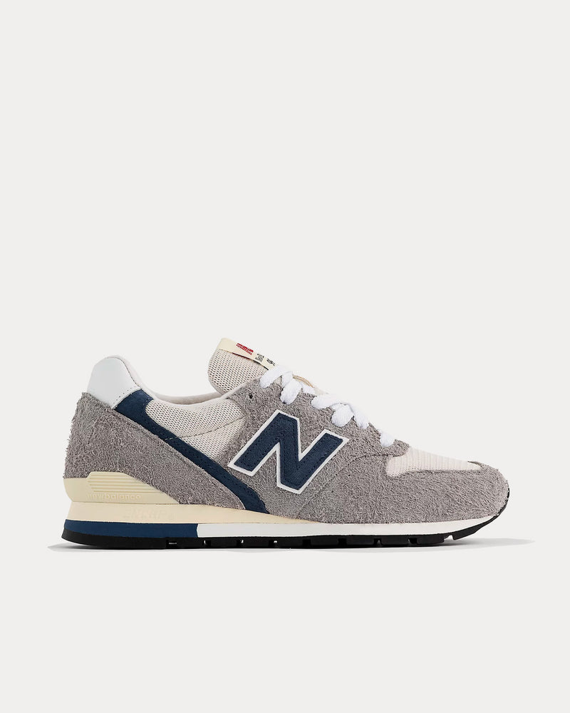 New Balance Made in USA 996 'Grey Day' Marblehead / Vintage Indigo Low Top Sneakers - 1