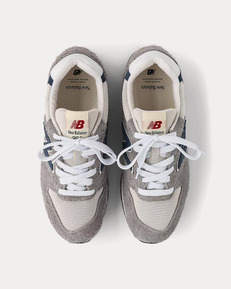 New Balance Made in USA 996 'Grey Day' Marblehead / Vintage Indigo Low Top Sneakers - 2