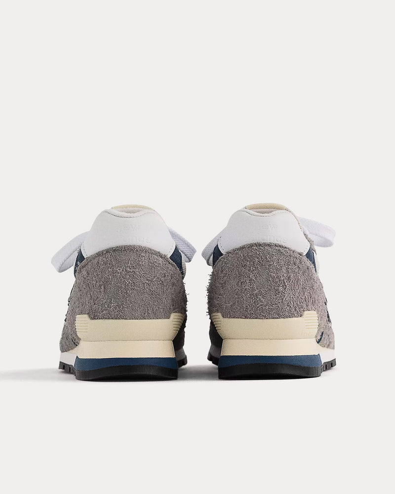 New Balance Made in USA 996 'Grey Day' Marblehead / Vintage Indigo Low Top Sneakers - 4